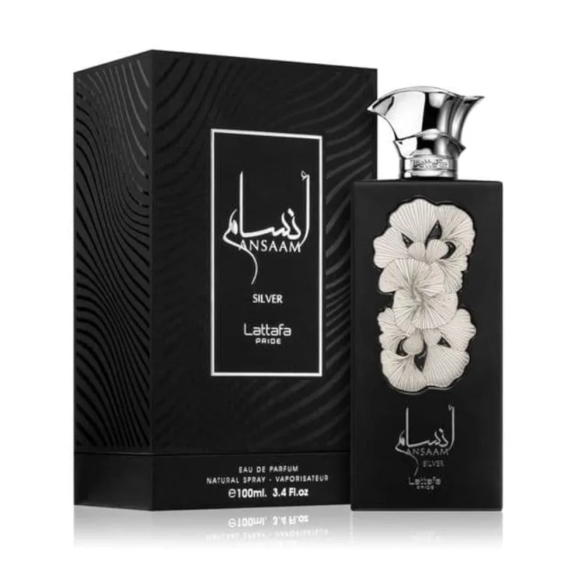 Lattafa Ansaam Silver Eau de Parfum 100ml Vaporizador
