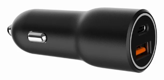 Gembird TA-UC-AC2PDQC38-CAR-01 cargador de dispositivo móvil Universal Negro Encendedor de cigarrillos Carga rápida Auto