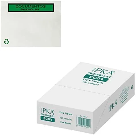 Dohe - Caja de 250 Uds Packing List 175 x 135 mm ECO