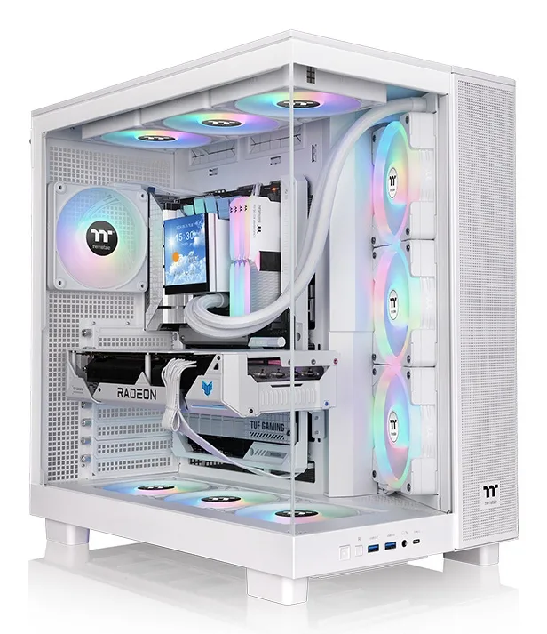 Thermaltake View 380 XL TG ARGB | Mid Tower Chassis | Snow