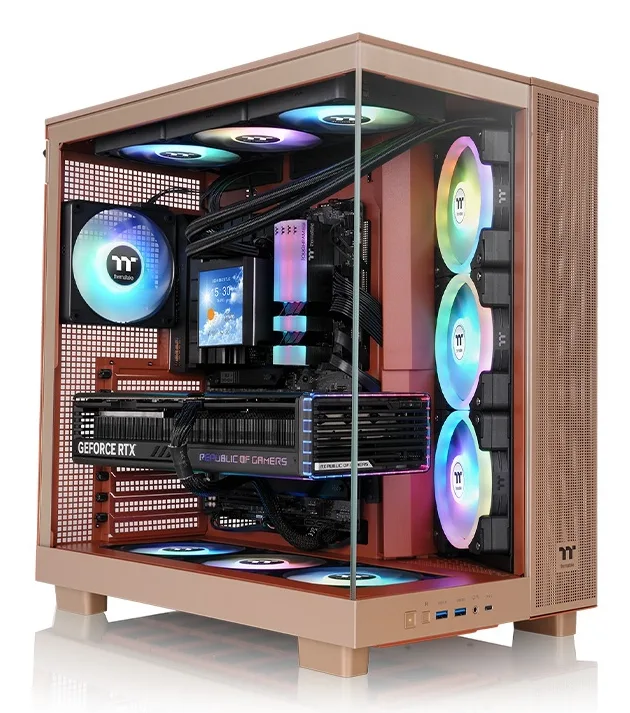 Thermaltake View 380 XL TG ARGB | Mid Tower Chassis | Gravel Sand