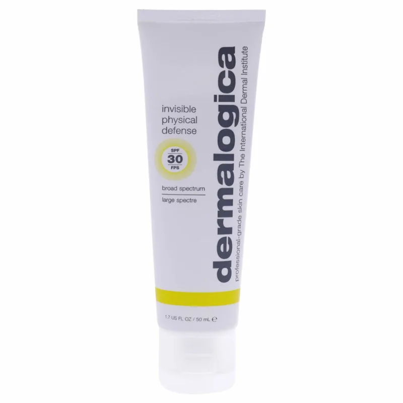 Dermalogica Invisible Physical Defense SPF30 (50ml), Protector Solar Mineral con Óxido de Zinc Ultraligero