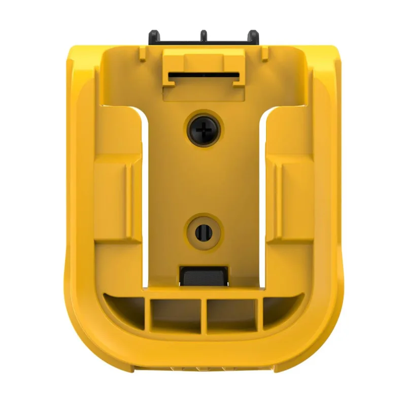 DeWalt DWST82820-0 XR - Juego de 2 soportes de batería duraderos para baterías de iones de litio DEWALT XR, resistentes a los impactos, portátiles y seguros para uso en el lugar de trabajo y taller