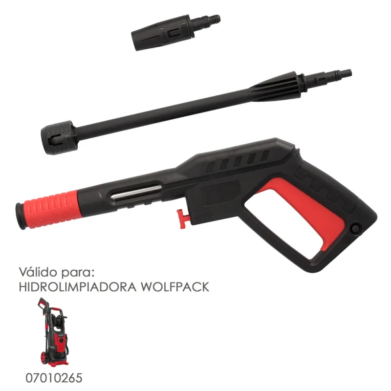WOLFPACK LINEA PROFESIONAL Pistola Para Hidrolimpiadora Wolfpack 07010265 150 Bar