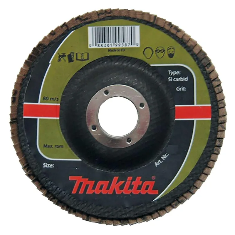 Makita ściernica listkowa si carbid 125x22,23mm p 80 kamień, ceramika, tw. sztuczne