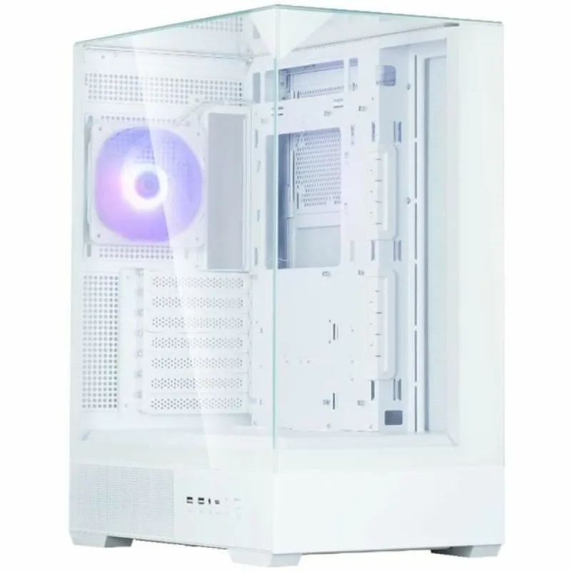 ZALMAN P40 Prism - Carcasa para Ordenador (tamaño Mediano), Color Blanco
