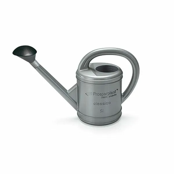 Prosperplast Regadera de Jardin 5L Classico en Color Plata