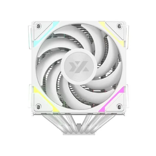 XYZ THERMAX 6 DUO, DISIPADOR CPU,DUAL, VENTILADOR VORTEX ALTO RENDIMIENTO, 120MM, BLANCO