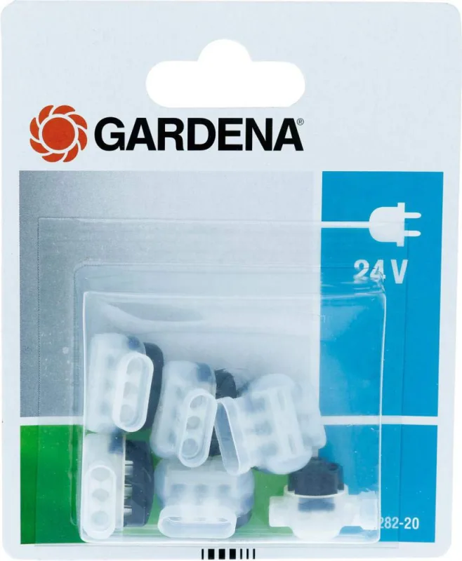 Gardena Abrazadera de Cables 6 Piezas 24 V para Bewaesserungssteurung