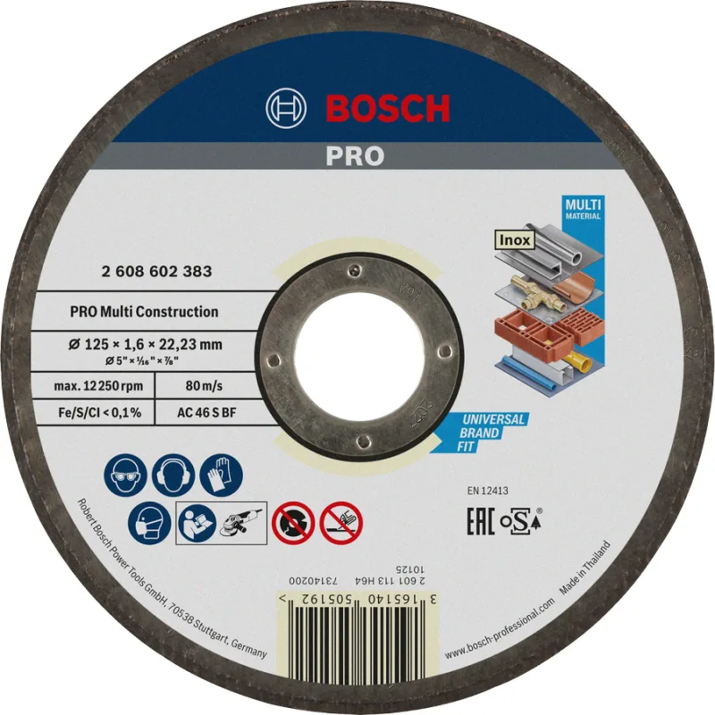 Bosch 2 608 602 383 accesorio para amoladora angular Disco de desbaste