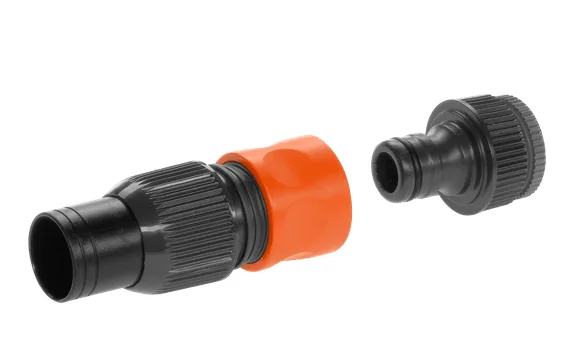 Gardena 1752-20 accesorio para manguera Conector de manguera Negro, Naranja 2 pieza(s)