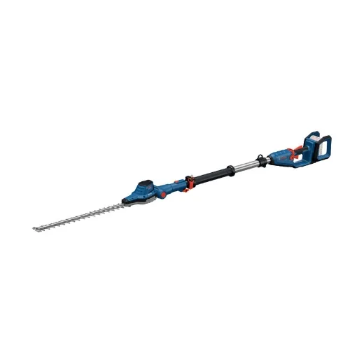 Bosch Professional 18V System sierra de bastón telescópico GHE 18V-50 TP (bastón telescópico de 2,5 m, 3400 carreras por minuto, apertura de dientes de 23,5 mm, correa de hombro incl., sin batería)