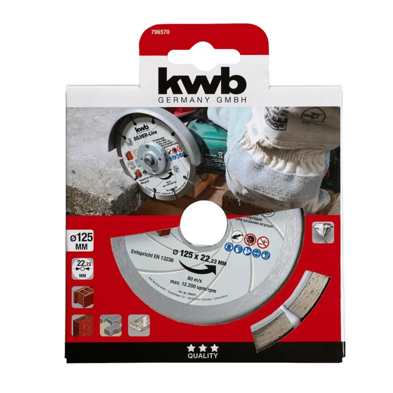 kwb 49796570 Disco diamante para hormigón D.125 mm