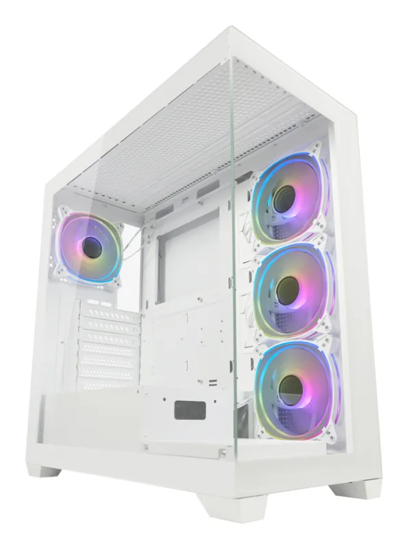 LC-Power LC-715W-ON carcasa de ordenador Midi Tower Blanco