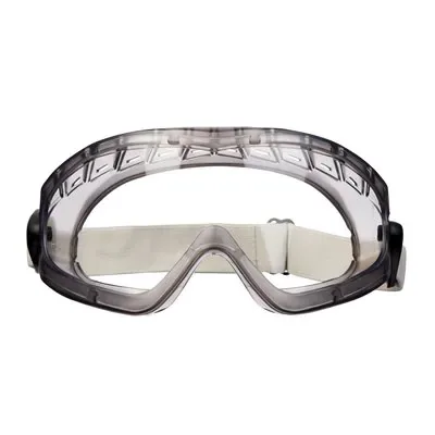 3M, modelo 7000032480, Gafas de seguridad con cristal de protección, diseño de nylon gris, ideal para protección ocular en entornos industriales y de trabajo.