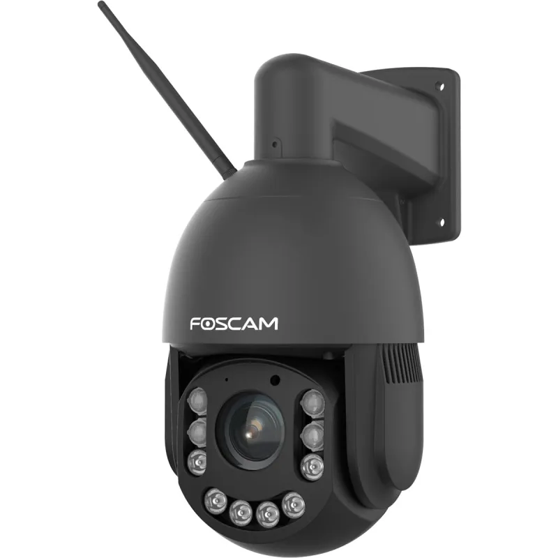 Foscam SD4H Outdoor P&T WiFi Kamera Schwarz (SD4H Schwarz)