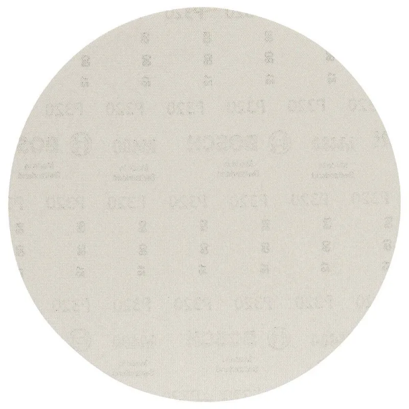 Bosch Professional 2608621182 Hojas de lija M480 Best for Wood and Paint , madera y pintura, grano P120, accesorios para lijadora excéntrica, Ø 225 mm, 25 piesas