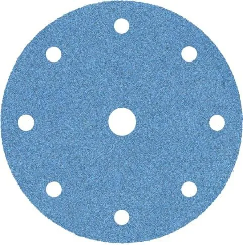 Klingspor krążek ścierny samoprzyczepny 125mm ps36ck gr.120 /50szt. z otworami gls3 twarde drewno/tworzywa sztuczne