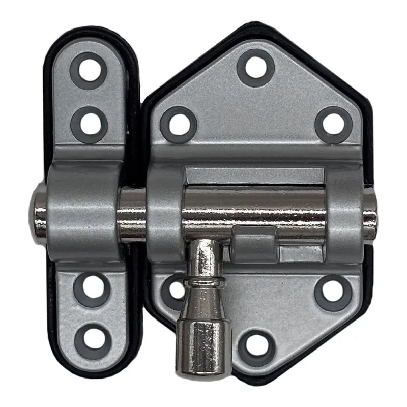 Pasador reforzado base plástica 40 mm cromo mate