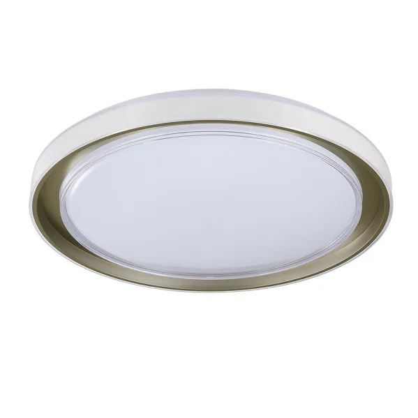 Plafón LED 144W 11520lm 3000-6000K 50cm Blanco/Plata regulable Serie Tengri