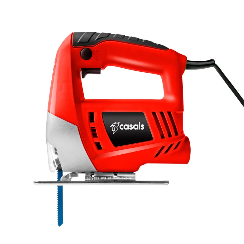 Casals SA400 - Sierra caladora de 400W, 3000 rpm, cortes a inglete hasta 45 grados, corta todo tipo de materiales. Potente, resistente, ligera, agarre soft-touch