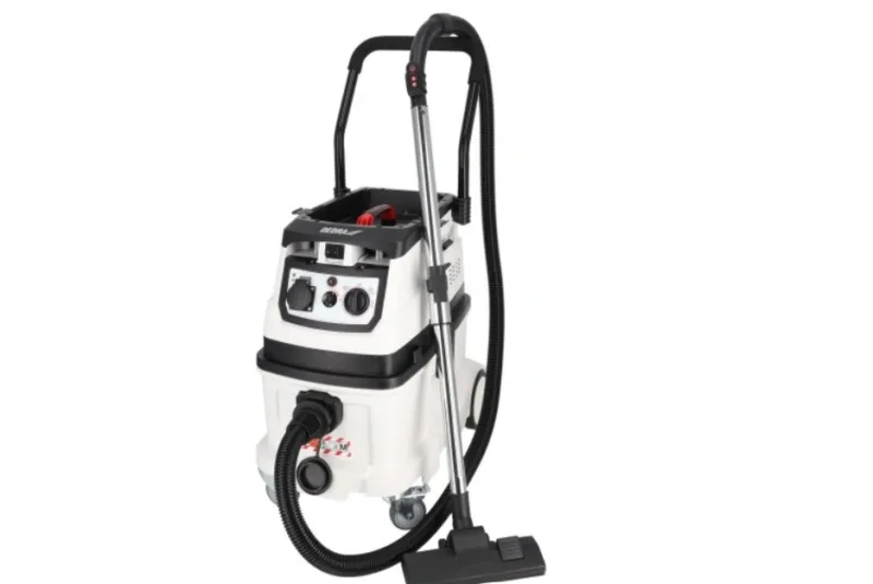 Dedra Aspirador con función de limpieza automática de filtros, sistema de filtro autolimpiante, con filtro clase M, ajuste de la potencia de succión, capacidad del depósito: 40 L
