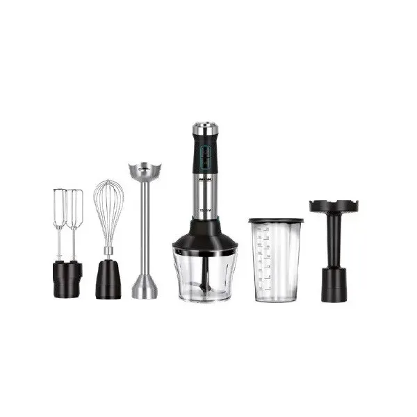 MPM Multifunctionele Staafmixer Set Inclusief Blender, Mezclador y Accesorios | RVS | XL Mengopzetstuk - Hoog vermogen 1500W