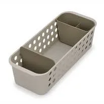 Cesta de almacenamiento compacta Joseph Joseph EasyStore Slimline, organizador ventilado para artículos de baño, bandeja extraíble, fácil limpieza, ideal para espacios estrechos