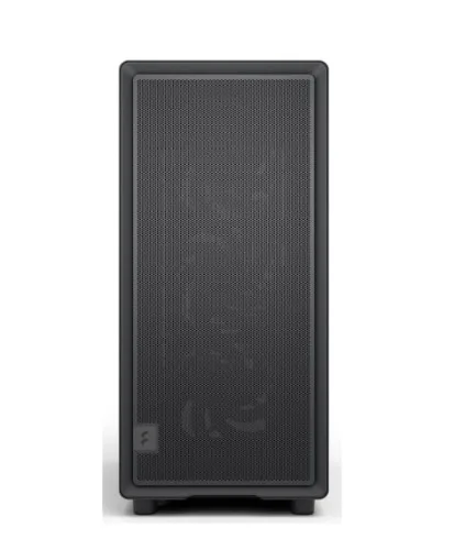 Fractal Design Epoch Black Solid - Caja de Juego para PC de Alto Flujo de Aire - Panel Frontal de Malla - Tres Ventiladores Momentum 12 Incl. - Interior Espacioso - Soporte ATX/mATX/ITX