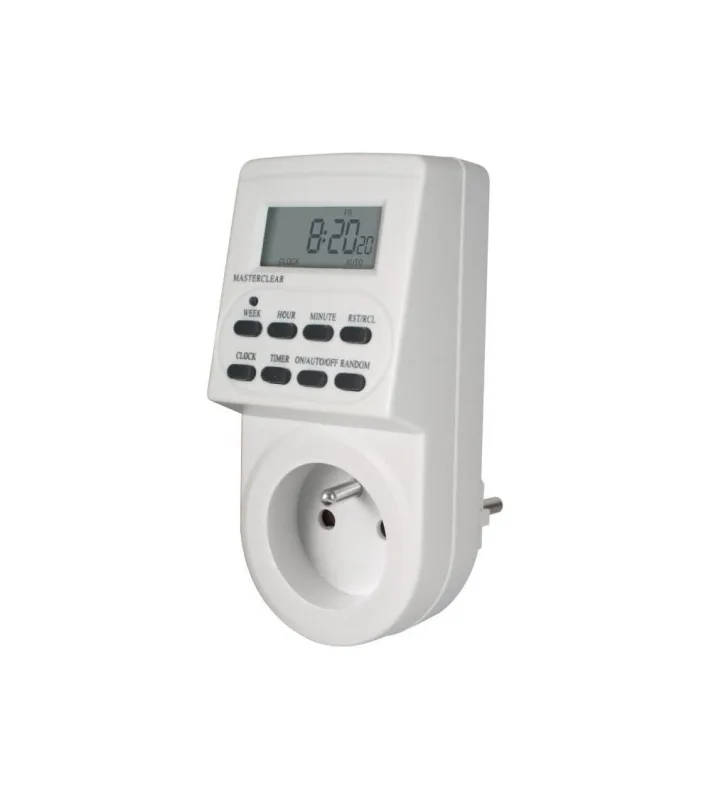 Brennenstuhl Programador Digital semanal 10 programas (Ciclo 7 Días) Blanco