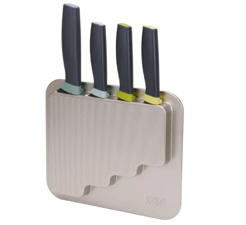 Juego de cuchillos de cocina de 4 piezas Joseph Joseph Opal de DoorStore Diseño elegante y funcional, cuchillos de alta calidad para tu cocina