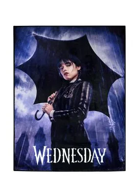 SD TOYS - Alfombra de Interior Umbrella Wednesday - Medidas 80x60 cm