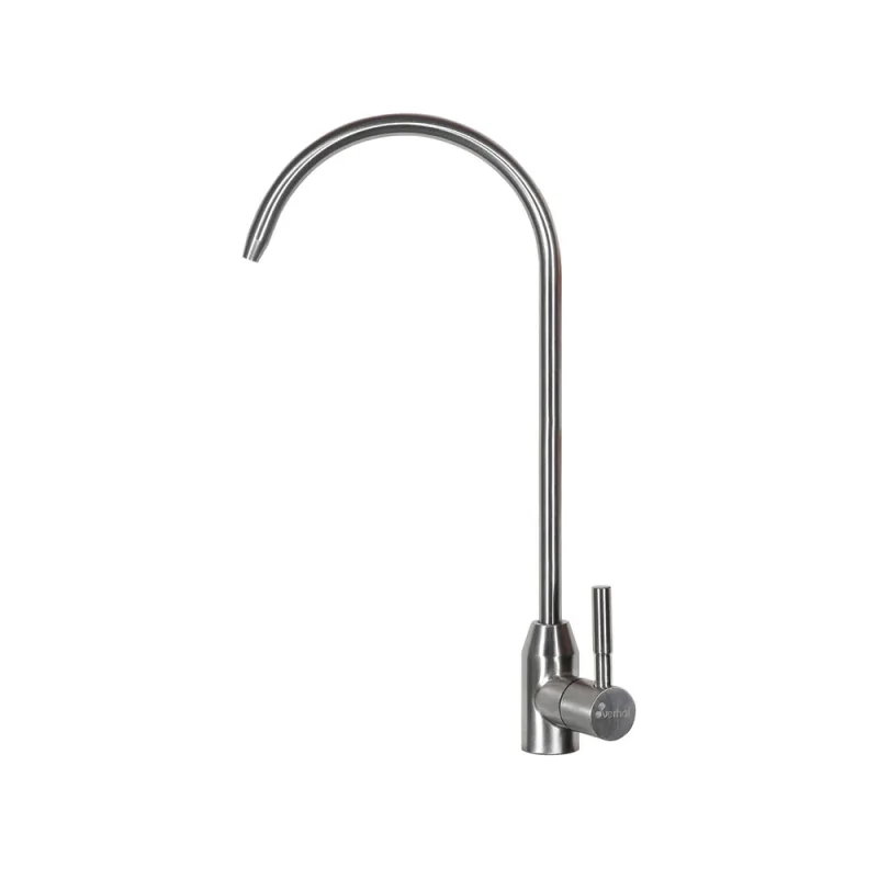 Grifo osmosis 1 agua, plateado cepillado