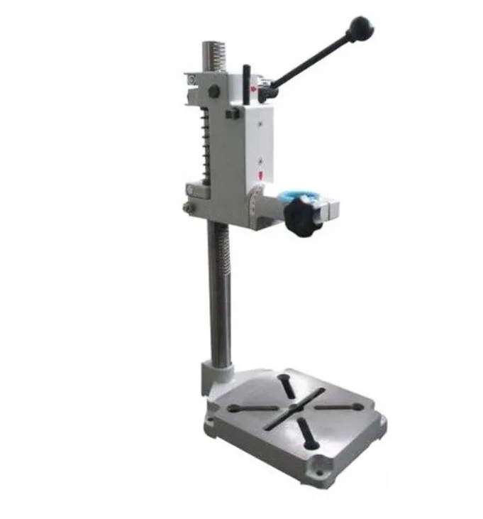 Soporte profesional para taladro DS-43N Proma, estabilidad extrema, giro ± 90°, límite de profundidad, base robusta de fundición