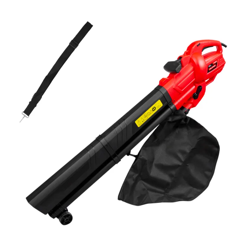 Aspirador soplador electrico de hojas jardín 3.000 watt. velocidad aire: 250 km/h. aspirador / soplador / triturador des hojas