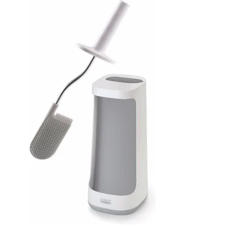 Cepillo de baño Joseph Joseph Flex diseño higiénico y flexible que llega a todos los rincones ideal para baños modernos color gris claro elegante