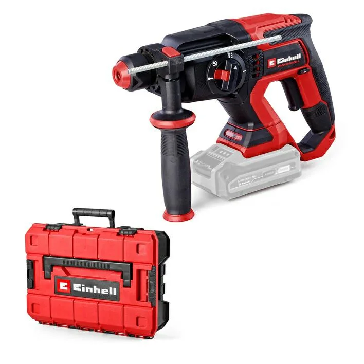 Einhell Professional Martillo perforador con batería TP-HD 18/22 D Li BL-Solo Power X-Change (18 V, sin escobillas, 2,3 J, SDS-plus, potencia en hormigón, empuñadura en D, maletín, sin batería)