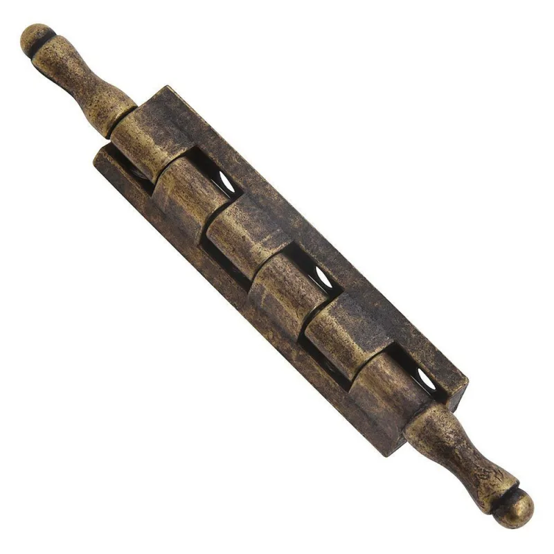 WOLFPACK LINEA PROFESIONAL - Bisagra Desmontable Con Pasador y Remate Oro Viejo 87 mm.