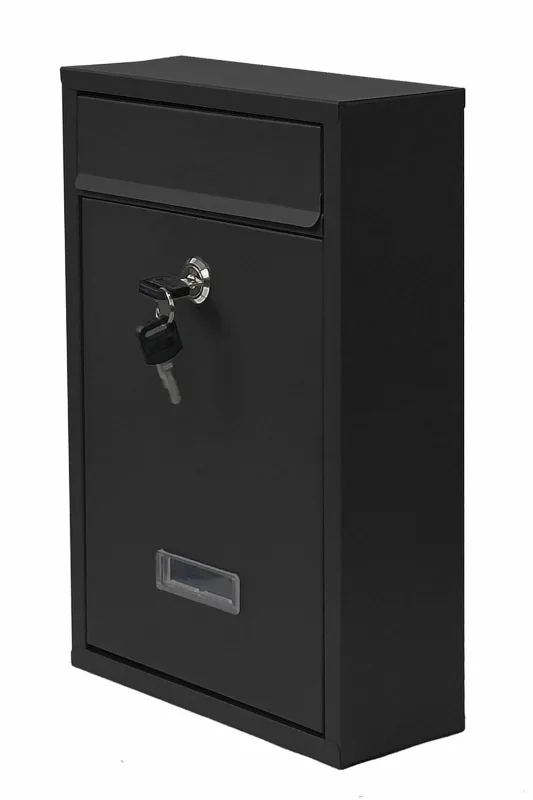 Aw skrzynka na listy czarna 31 / 215x320x85mm