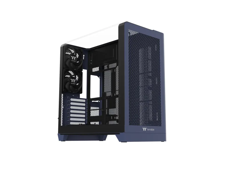 Thermaltake View 390 Air | Torre Media ATX | 2 Ventiladores 120mm Preinstalados | Compatible Radiador 360mm | Espacio para GPU 420mm / PSU 200mm | USB 3.2 Gen 2 Tipo-C | Future Dusk