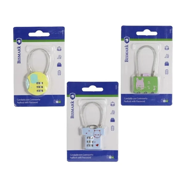 Bismark candado de combinacion - 3 diseã±os diferentes