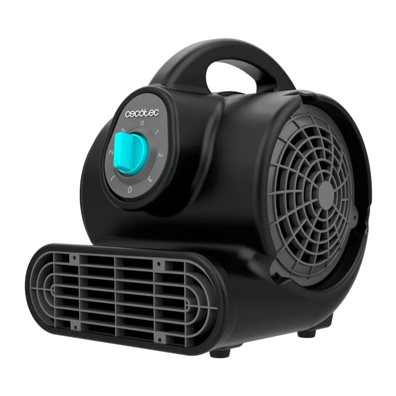 Cecotec Soplador de Suelo - Ventilador de Secado Blowindustry 2000 Flowfloor. 200W, 1400RPM, 3 Velocidades, Flujo De Aire 1150m³/h, Control Intuitivo, Multiposicionamiento, Distribución Uniforme