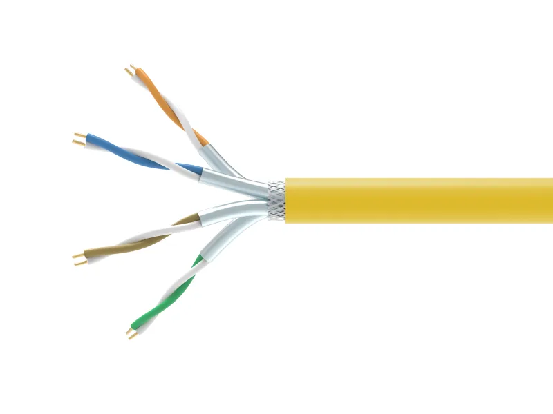 Equip 404563 cable de red Amarillo 1000 m Cat7a S/FTP (S-STP)