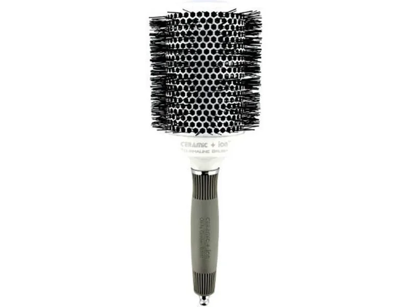 Olivia Garden C + I 65 - Cepillo redondo de cerámica con iones, cerdas de nilón, 65 x 85 mm