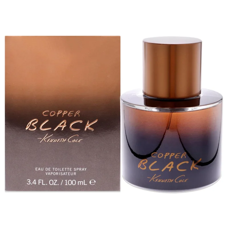 Kenneth Cole Cooper Black by Kenneth Cole for Men - 3.4 oz EDT Spray For Men 3.4 oz EDT Spray