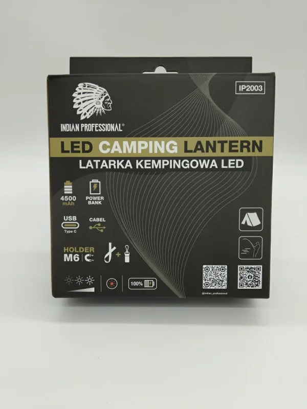 Latarka led camping lantern power bank 4500mah premium /indian professional