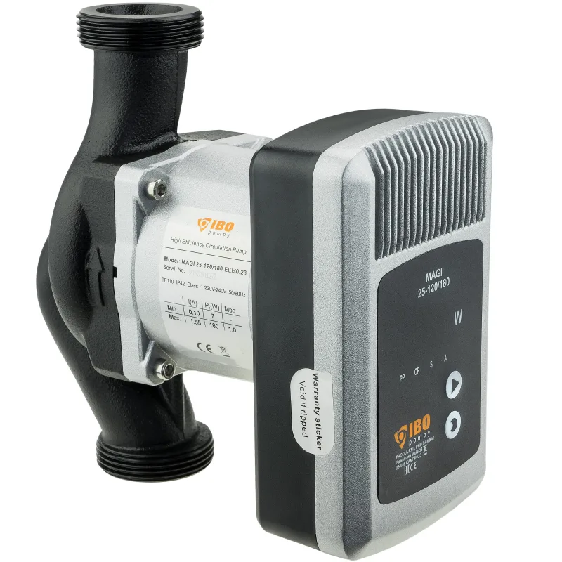 Bomba de circulación IBO MAGI H 25-120/180 Bomba Recirculacion Agua, Bomba de alta eficiencia clase A