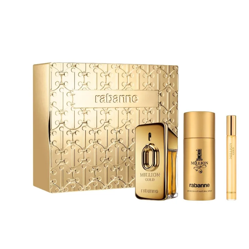 Set million gold edp intense 50ml + deo spray 150ml + edp 10m