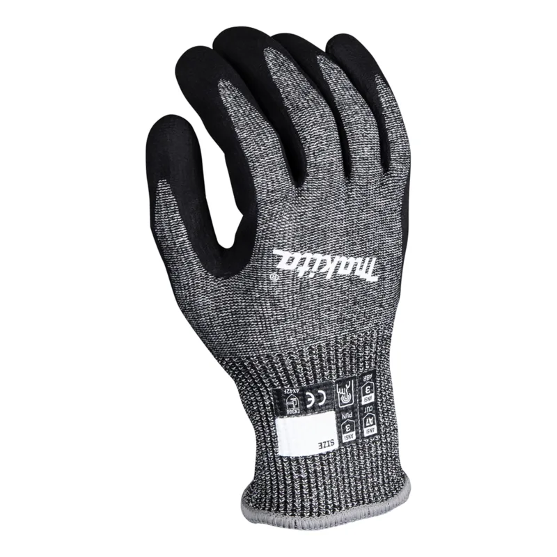 Makita P-84735 Advanced Fitknit® Cut Level 7 Guantes de inmersión con revestimiento de nitrilo, talla XL