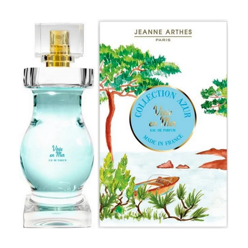 Jeanne Arthes Tours en el mar - Colección French Way of Life - Eau de Parfum - Mujer - 100 ml - Fabricado en Francia